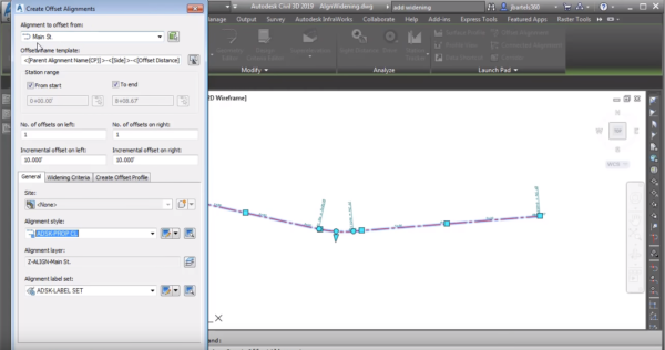Workflow: Adding Widenings to Civil 3D Offset Alignments - CIVIL3D.TV