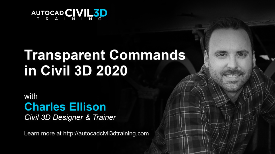 Transparent Commands in Civil 3D 2020 - CIVIL3D.TV
